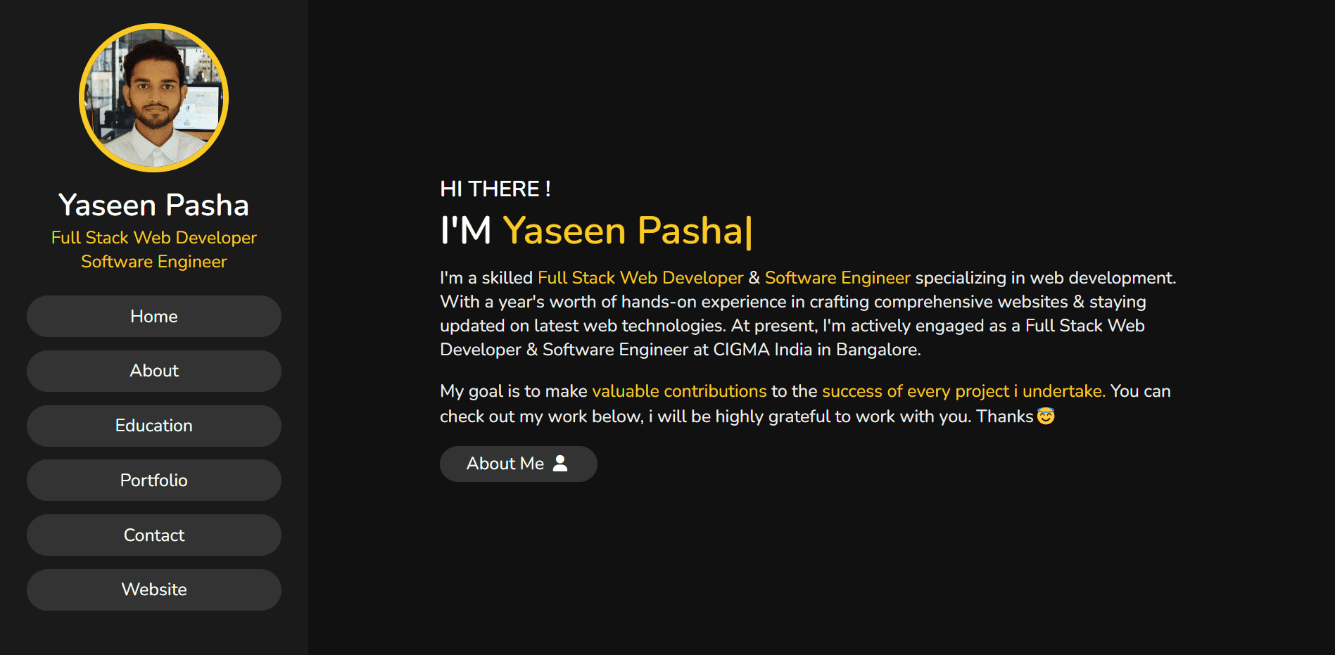 Yaseen-Pasha-software-Engineer-portfolio-profile